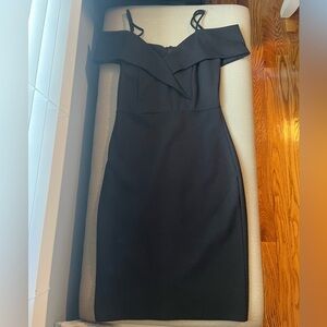Soprano Black Off-the-Shoulder Dress